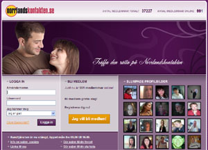 Dejting - Norrlandskontakten, datingsajten f&ouml;r dig i Norrland